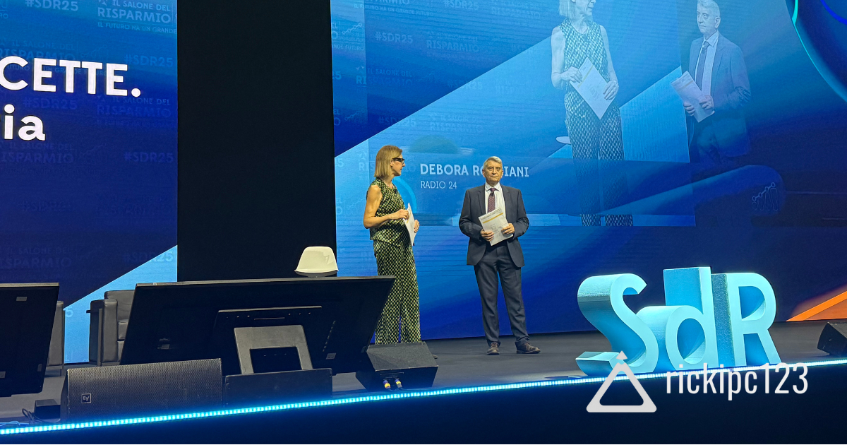 Debora Rosciani e Mauro Meazza presentano la plenaria di chiusura al Salone del Risparmio 2025