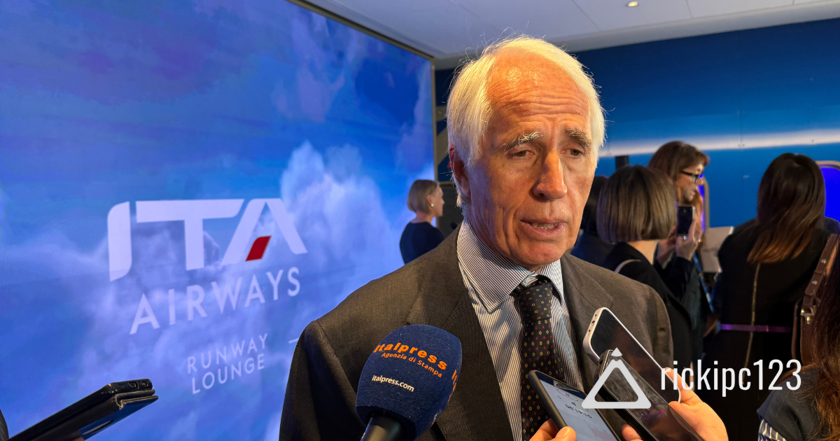 Giovanni Malagò all’inaugurazione Runway Lounge