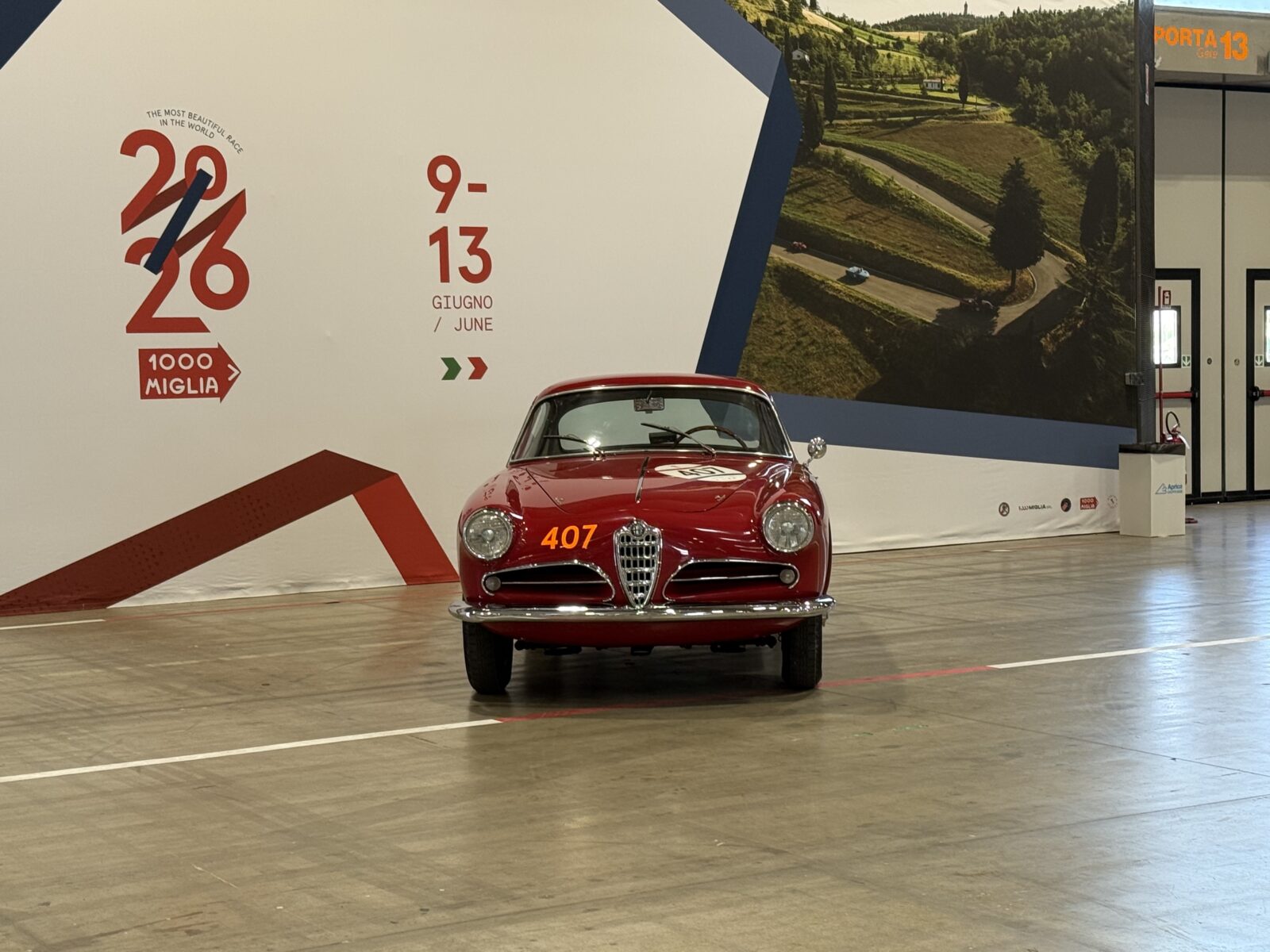 Alfa Romeo 1900 Super Sprint del 1956 della collezione Heritage Hub Italy al Paddock 1000 miglia 2026