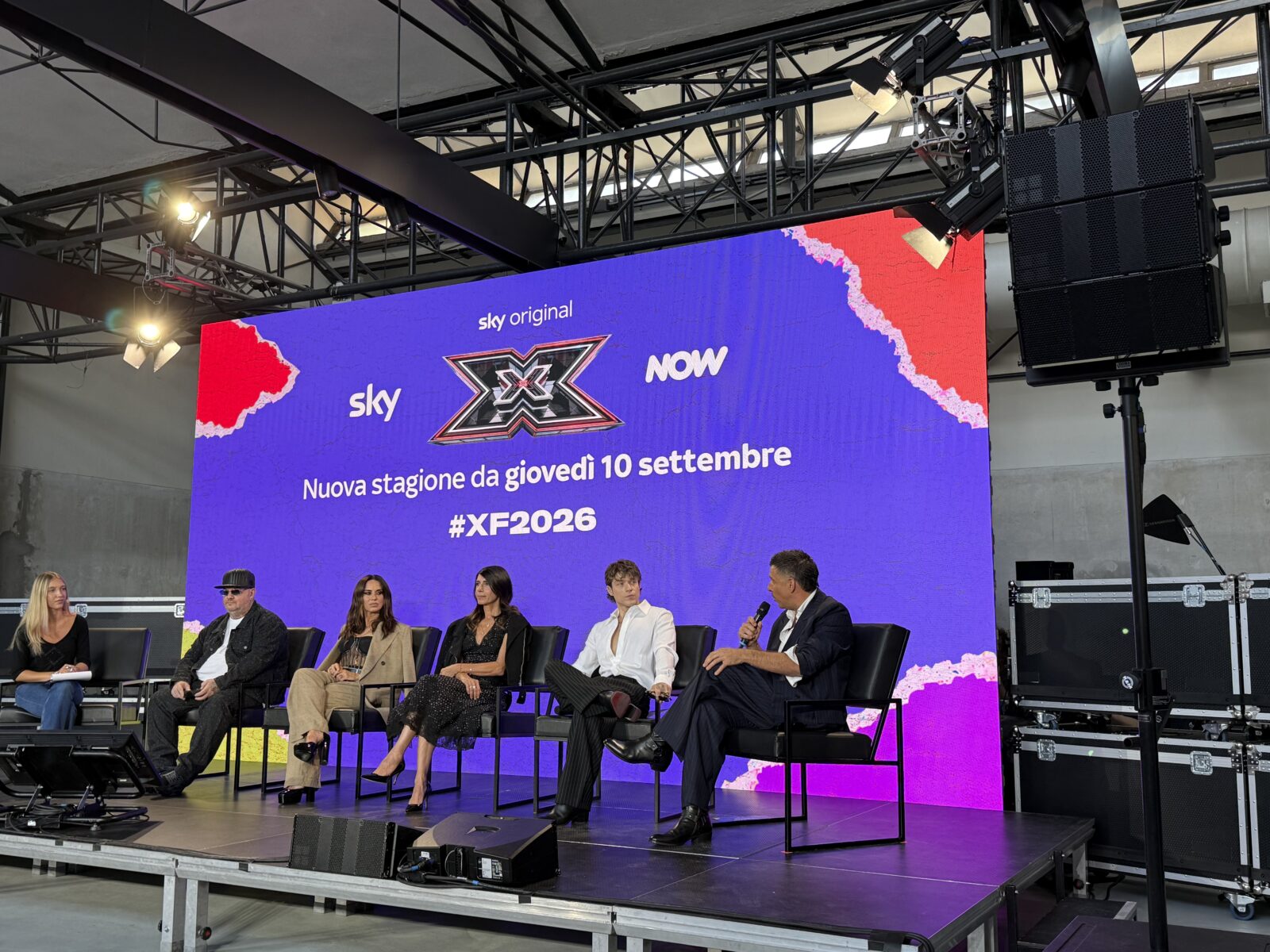 foto conferenza stampa xfactor 2026
